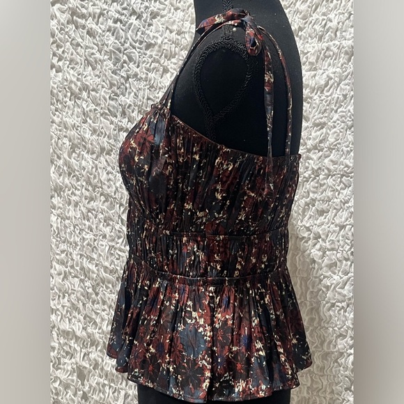 Rachel Zoe Multicolor RUCHED TIERED TANK TOP, GYPSY/ BOHO CORE, SIZE XS - Picture 5 of 10